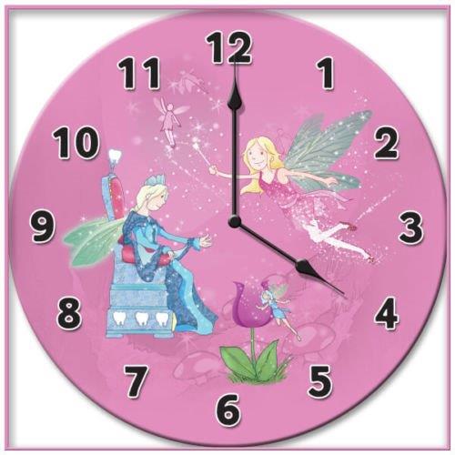 FAIRY WALL HANGING CHILDREN'S CLOCK - Click Image to Close